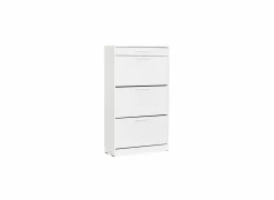Schoenenkast Bagan 75x29x128cm - melamine - wit