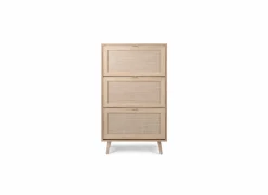 Schoenenkast Bali 70x24x125cm - melamine - sonoma eik