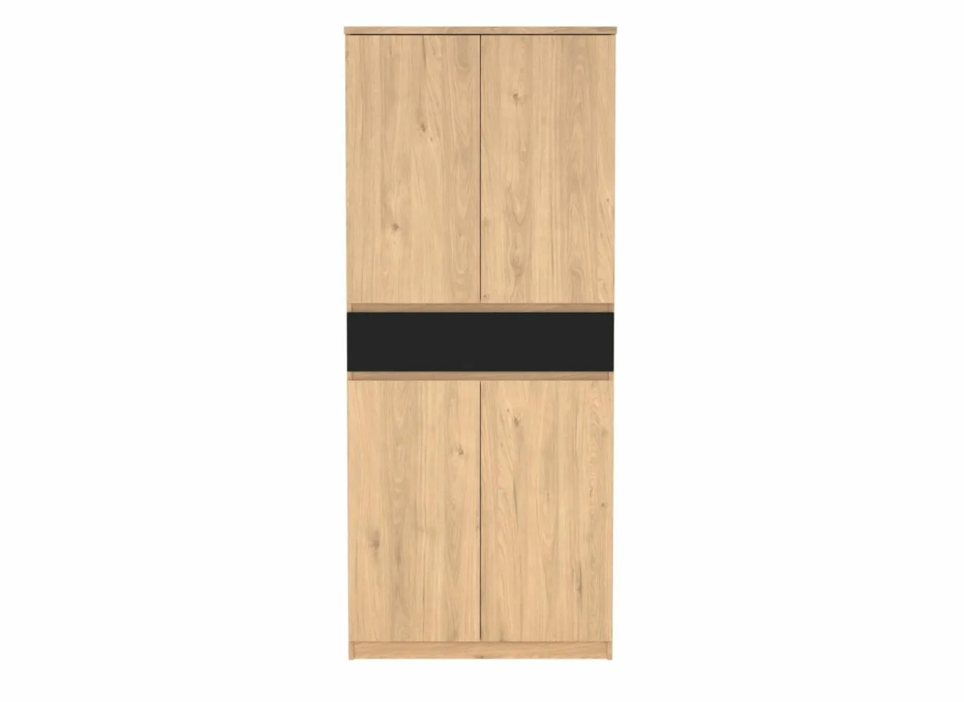 Schoenenkast Naia 80x40x192cm - decor - jackson hickory bruin