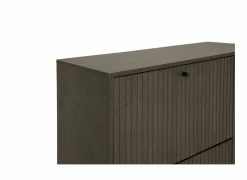 Schoenenkast Stripes 98,7x35x140,4cm - decor - smoked eik