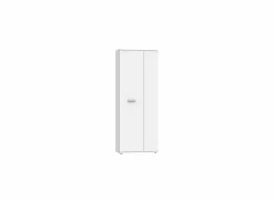 Schoenenkast 69x35x179 - decor - wit