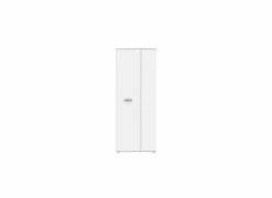Schoenenkast 69x35x179 - decor - wit