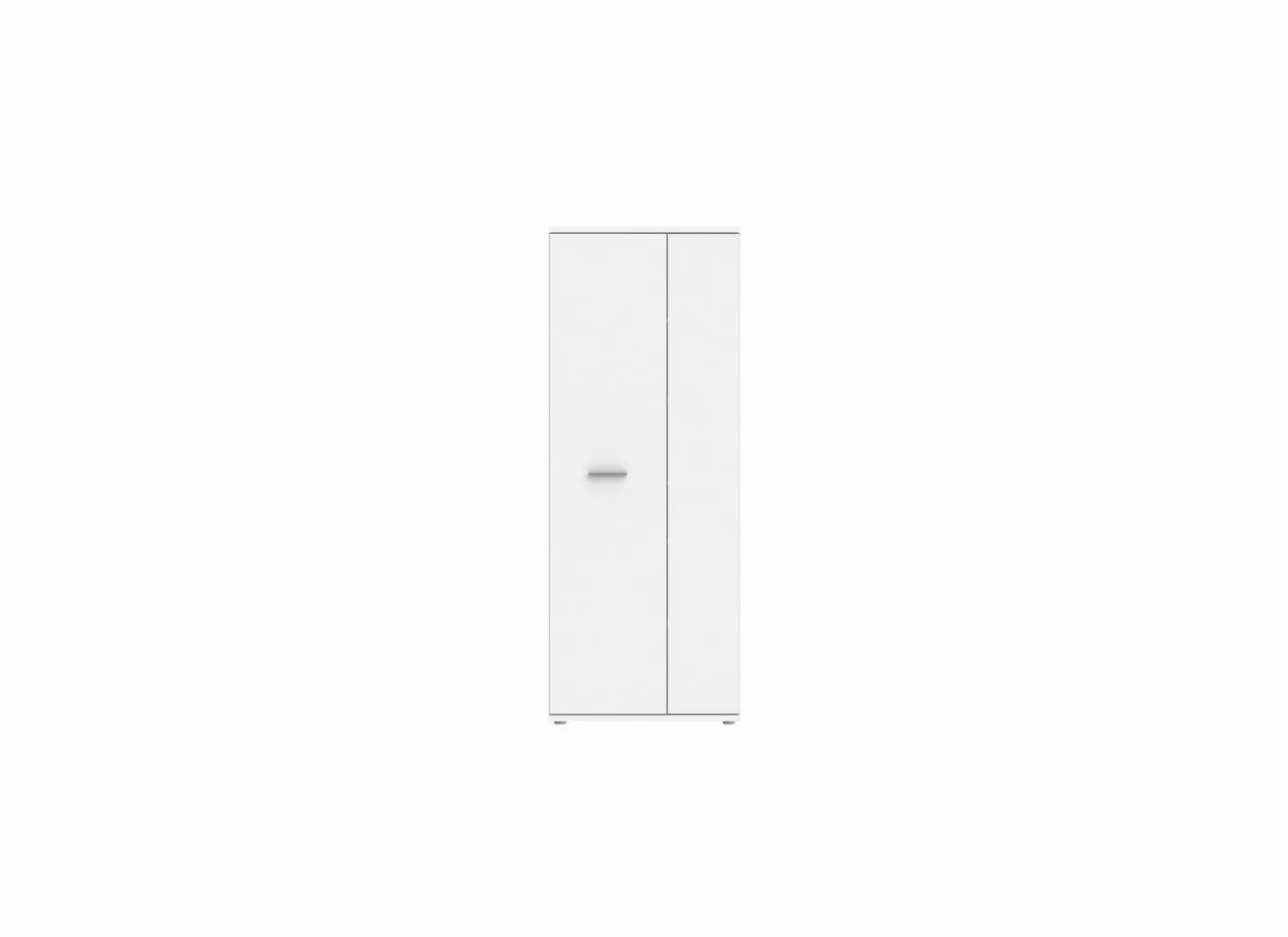 Schoenenkast 69x35x179 - decor - wit