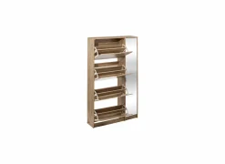 Schoenenkast 85x23,3x155,4cm - decor - beige