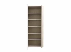 Schoenenkast 69x35x179cm - decor - zand eik & wit