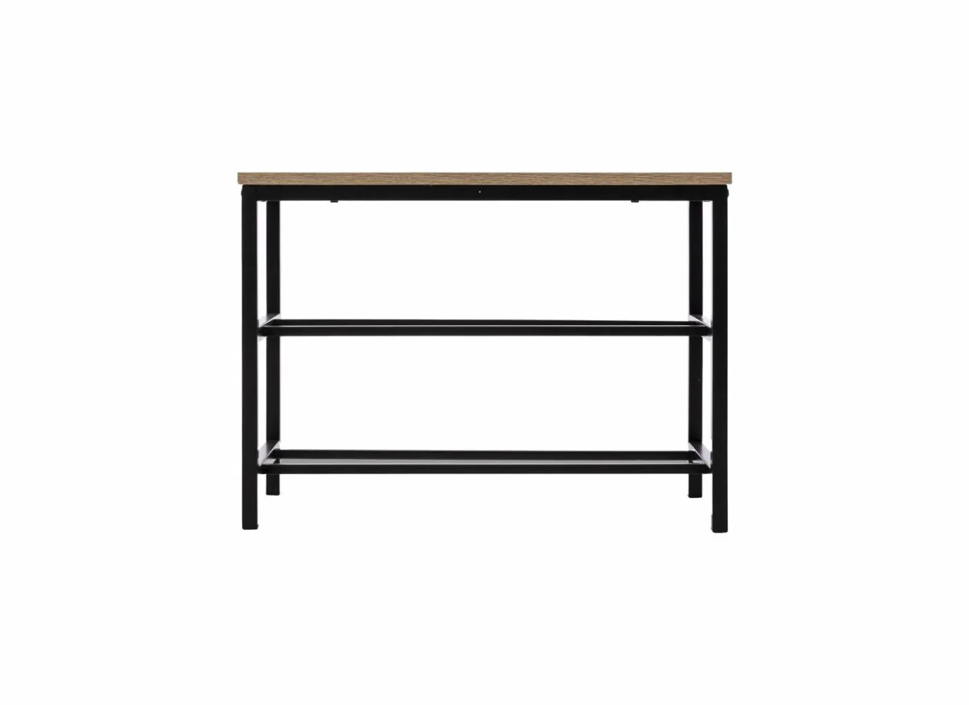 Schoenenrek Aliaj 63x30x45cm - decor - zwart