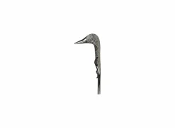 Schoenlepel Eend H56cm - aluminium - zilver
