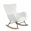Schommelstoel Hakka  - stof - beige
