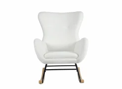 Schommelstoel Hakka  - stof - beige