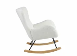 Schommelstoel Hakka  - stof - beige