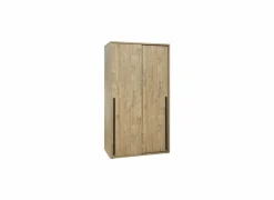 Schuifdeurkast Casper 120cm - melamine - golden oak
