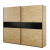 Schuifdeurkast Clara 250cm - melamine - golden oak