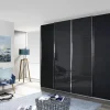 Schuifdeurkast 315cm - decor - metallic grijs & chroom