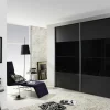Schuifdeurkast 226cm - decor - metallic grijs