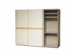 Schuifdeurkast 270cm - decor - champagne