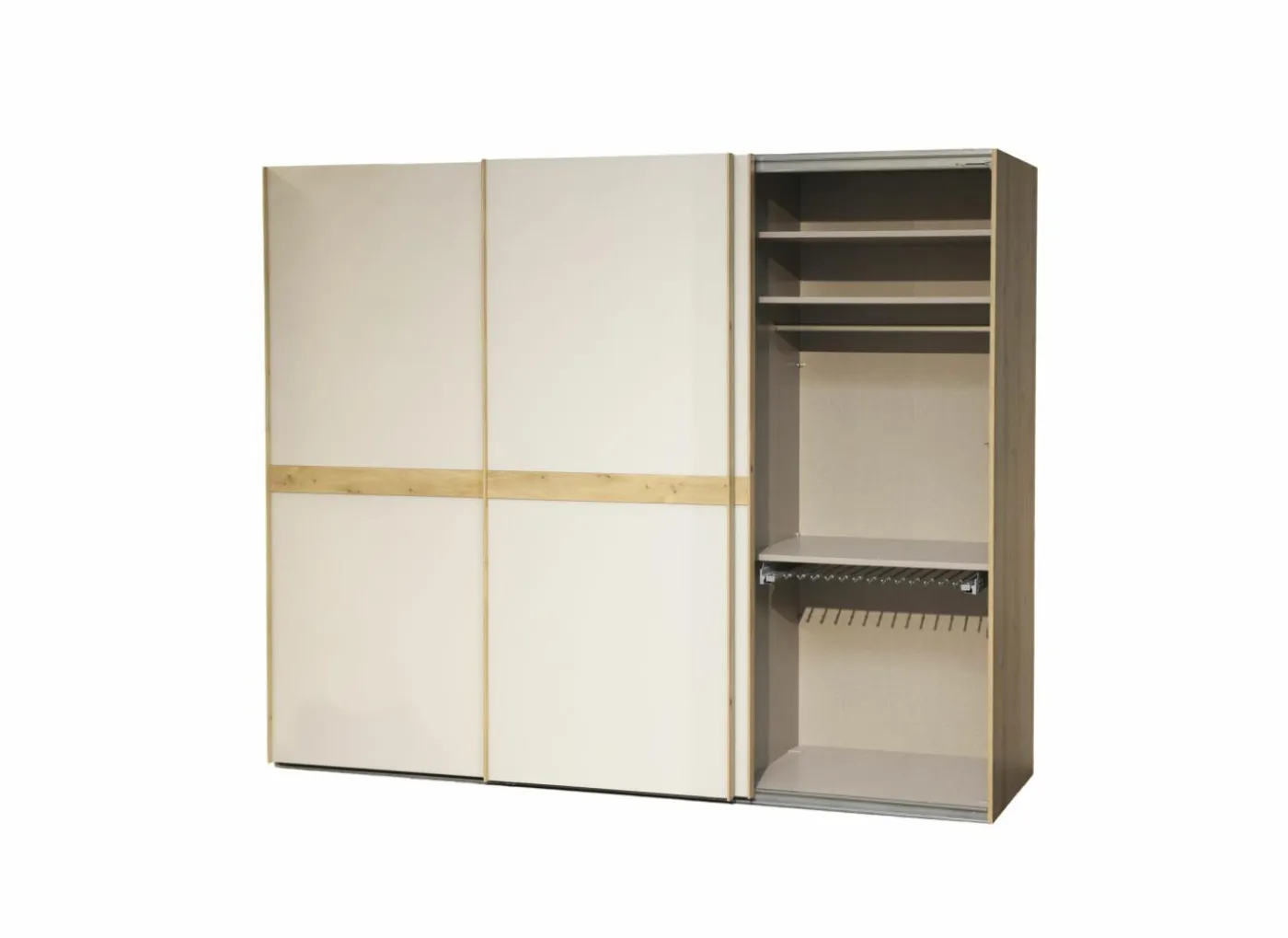 Schuifdeurkast 270cm - decor - champagne