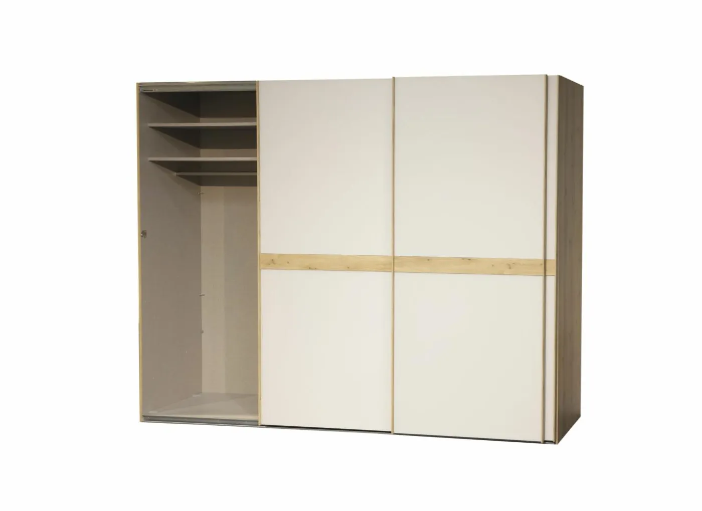 Schuifdeurkast 270cm - decor - champagne