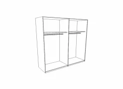 Schuifdeurkast Easyplus 225cm - decor - sonoma eik