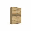 Schuifdeurkast Kato 150cm - melamine - etna eik