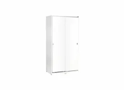 Schuifdeurkast Matamata 94cm - melamine - wit