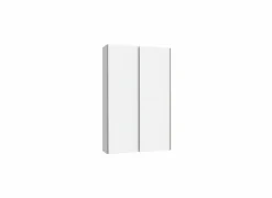 Schuifdeurkast Ozzula 120cm - decor - wit