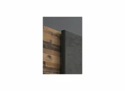 Schuifdeurkast Ozzula 120cm - decor - old wood vintage & beton