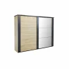 Schuifdeurkast Phaedra 217cm - decor - French oak