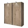 Schuifdeurkast Phoenix 200cm - decor - Noorse eik