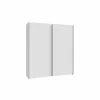 Schuifdeurkast Schach & Matt 170cm - decor - wit
