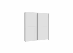 Schuifdeurkast Schach & Matt 170cm - decor - wit