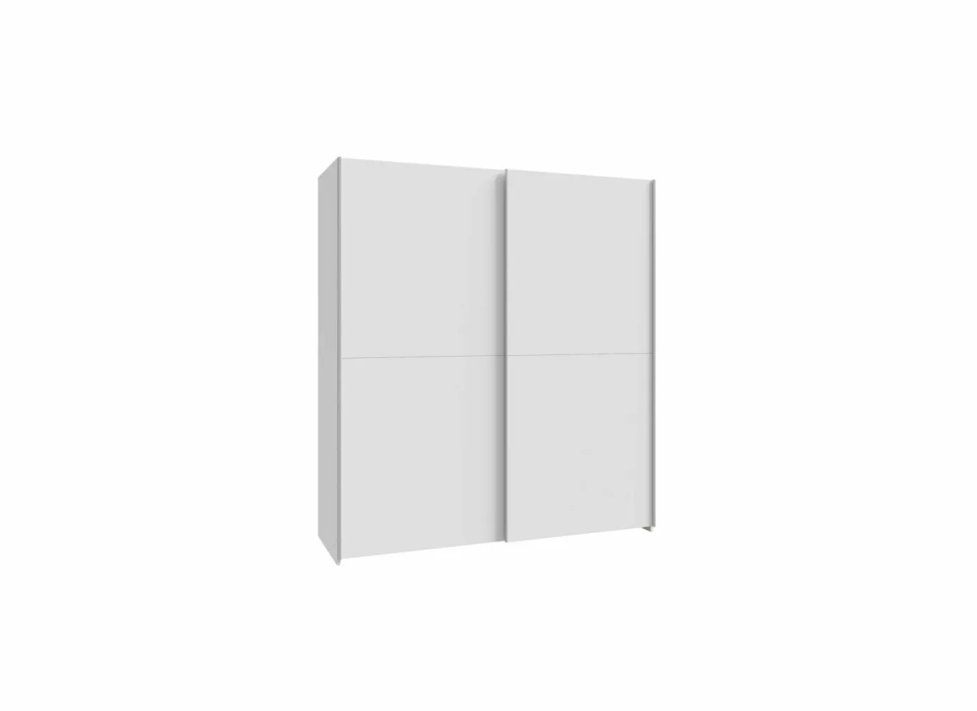 Schuifdeurkast Schach & Matt 170cm - decor - wit