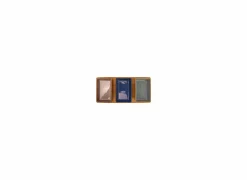 Serveerplank met 3 cups 31x14,5cm - keramiek - multicolor