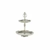 Serveertoren Fortuna Ø23cm - aluminium - zilver