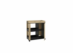 Serveerwagen 78cm - decor - artisanale eik