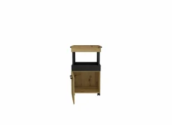 Serveerwagen 50cm - decor - artisanale eik