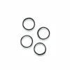 Servetring Charm 4,5x4,5cm - zwart - set van 4