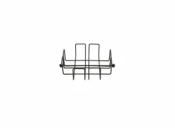 Servettenhouder 19,5x19,5cm - metaal - zwart