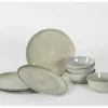 Serviesset Artisan  8-delig - keramiek - groen