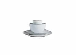 Serviesset Tabo 16-delig - porselein - grijs