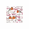 Serviette Birds & Berries 25x25cm - papier - multicolor 20 stuks
