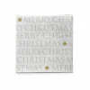 Serviette Christmas Letters 33x33cm - 20 stuks