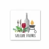 Serviette Grill & Friends 33x33cm multicolor 20 stuks
