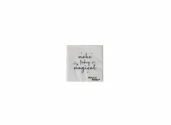 Serviette Magic 17x17cm wit 20 stuks