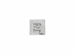Serviette Magic 17x17cm wit 20 stuks