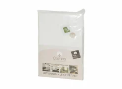 Serviette Teflon 50x50cm - stof - wit