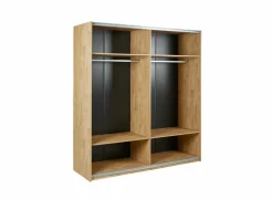 Slaapkamer Clara met bed 160x200cm - kleerkast 200cm - commode 90cm en 2 nachtkastjes