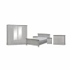 Slaapkamer Eline met bed 140x200cm - kleerkast 225cm - commode 110cm en 2 nachtkastjes