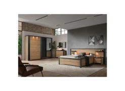 Slaapkamer Phaedra met bed 160x200cm - kleerkast 280cm - commode 120cm en 2 nachtkastjes
