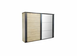 Slaapkamer Phaedra met bed 160x200cm - kleerkast 280cm - commode 120cm en 2 nachtkastjes