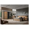 Slaapkamer Phaedra met bed 160x200cm - kleerkast 217cm - commode 120cm en 2 nachtkastjes